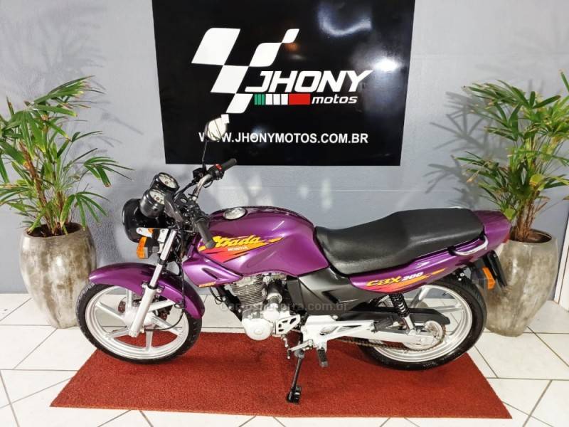 HONDA - CBX 200 STRADA - 1998/1998 - Roxa - R$ 8.500,00